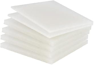 PP Polypropylene Sheet Plate Thickness 3mm-20mm Hard Sheet PVC Plate PP PE Sheet (200mm * 300mm * 1mm * 10 Pieces)