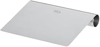 Rösle Spatula, dough spatula as baking and cooking aid, stainless steel 18/10 matt, dishwasher-safe, 15 x 11.5 x 2.5 cm