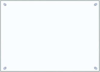 'vidaXL Kitchen Backsplash, Transparent 27.6"x19.7", Tempered Glass, Heat and Scratch-Resistant, Easy to Clean and Install, Decorative Kitchen Wall Protection