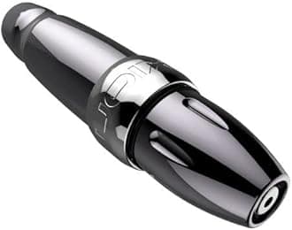 Microbeau Spektra Xion S - Permanent Make-Up Tattoo Machine - Metallic Blue (Gun Metal) - 4.0 to 9.5 V DC - 1.8 mm and 2.5 mm Stroke - 137 g - Compatible with Most Membrane Needles