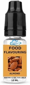oceanevo® Food Flavoring 30ml Highly Concentrated Food Flavour – Natural Liquid Essence for Baking, Cooking, Sweets, Cakes, Shakes (Almond)