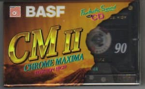 BASF CM II 90 CHROME MAXIMA Type II 1995-1997 NEU OVP Cassette Tape Kassette 2er Pack