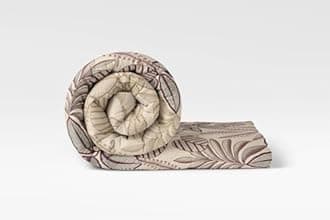 LOOMLYFE 300 TC Cotton All Season King Size Ac Comforter || Blanket || Duvet with 1 King Size Flat Bedsheet 108X108 Inch and 2 Large Pillow Cover - 4 Piece Comforter Set - MaroonCoconut