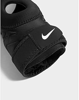 NIKE PRO OPEN KNEE STRAP SLEEVE BLACK/WHITE L