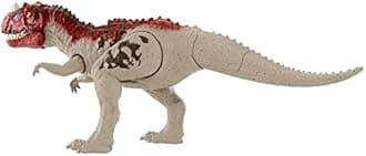 Jurassic World Roar Attack Ceratosaurus Camp Cretaceous Dinosaur Figure with Movable Joints, Realistic Sculpting