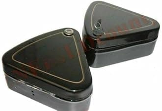 AEspares Tool Box Set Lock Flat Lid Black Paint Cannon Logo Suitable For Royal Enfield Bullet