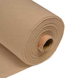 Acrylic Felt Fabric 60 Inch 150cm Wide - Sewing Craft Material - Black, White, Yellow, Green, Brown, Orange, Grey, Blue, Red, Pink, Purple - Felt Sheets for Crafting & Decorations(Pastel Peach, 5m)