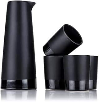 Viski 4465 Warren Stoneware Sake Set, Ceramic, Multicolor