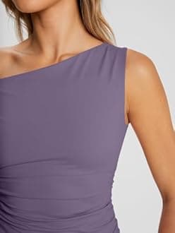 Trendy Queen Womens Summer Off The Shoulder Tops Going Out T Shirts Crop Tank Top Fashion Clothes Spring Outfits 2025