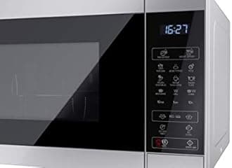 SHARP YC-MG252AU-S 25 Litre 900W Digital Microwave with 1000W Grill, 11 power levels, ECO Mode, defrost function, LED cavity light - Silver