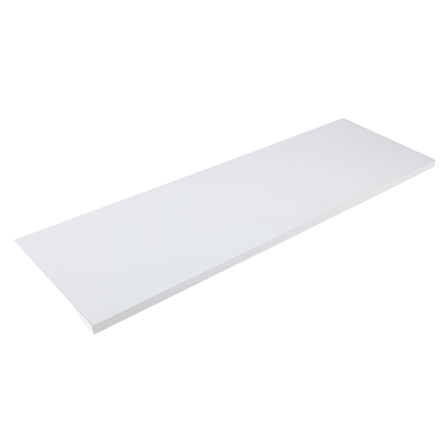 SSWBasics Laminated White Melamine Shelf Board, 36”L x 12”W, Durable and Sleek Cabinet Replacement Shelves, Sturdy and Stylish Shelf Boards for Retail, Thrift, Business, Home, or Office