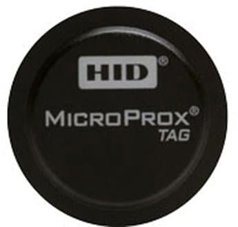 HID GLOBAL, CREDENTIALS, MICROPROX TAG, PROG, GRAY, MATCH #, 125KHZ, MICROPROX TAG. SOLD IN PACKS OF 100, PRICED PER EA.