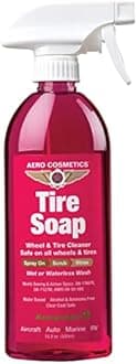 Aero Cosmetics Tire Soap and Degreaser - Remove Tire Dirt, Oil Residue & More