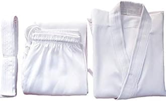 Karate Uniform| Judo| Cotton Dress for Kids Boys and Girls |Full White Set with Shirt, Pant and White Belt