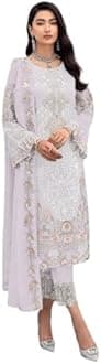 Swinory Indian/Pakistani Ethnic party wear Pant Style salwar kameez suit ready to wear for Women with dupatta-9117