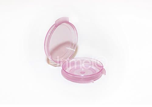 Lacon 100 Pink 1/20 (0.05 oz) Small Mini Transparent Plastic Sample / Tester Containers - Can Be Used for Younique Makeup, Jewelry, Coins, and Much More! MADE IN THE USA