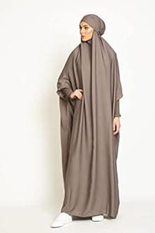 RLLJS Women Muslim Dress Ramadan One Piece Prayer Garment Hijab Hooded Abaya Dubai Full Cover Islam Robe African Turkey Caftan