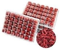 5 pack of Frozen Bloodworm, Frozen Fish Food