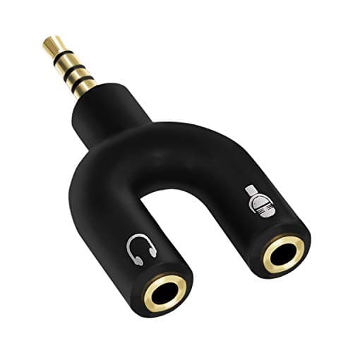 RiaTech UShape Microphone Splitter-Black