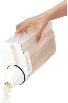 Asvel Rice Storage Bin with Pour Spout (2 kg)