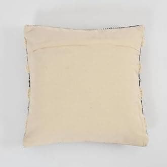 Premium Decorative Throw Cushion Pillow Cover Boho Home Decor - Living Room Bedroom Couch Sofa Cushion Covers 16 inch x 16 inch (2, Blue Squares)