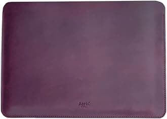 Sleeve case 13-inch MacBook Air 2022 Aartedesign Genuine Vintage Leather M1 A2337 A2179 A1932 (2018-2021) MacBook Pro M1/A2338 A2251 A2289 (2016-2021) (Horizontal, Bordo)