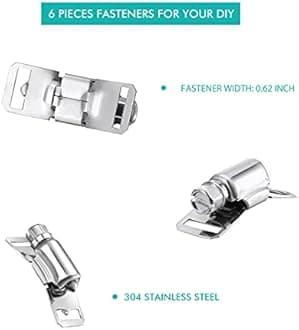 Hoses Clamps, Clamps Worm, Worm Clamps Stainless Steel, Large Hose Clamp Worm Drive Hose Clamps Adjustable Pipe Hose Clamp for Intercooler, Pipe, Plumbing, Tube and Fuel Line(17 Pieces,60 Feet)