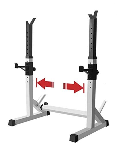 EFGS Adjustable Squat Rack, Multifunction Sturdy Bench Press Equipment, Household Barbell Stand