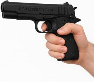 Air Soft Gun for Boys with Bullets Mouser Toy Gun with BB Bullets for Kids Fun, Police Role, Army Role, Birthday Gift Pistol Gunfor Kids Toys| Pack Long Range Toys Gun with 200 Bullets