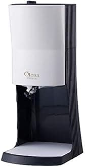 Doshisha Electric Fluffy Snow Shaved Ice Maker with 3 Ice Cups, Black