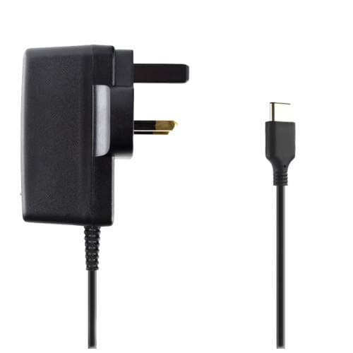REYTID Replacement UK Power Adapter Compatible with Nintendo Switch - AC Mains Wall Charger - USB Type C Cable - 15V/2.6A Supply - Supports TV Mode and Dock Station