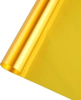 Transparent Window Film, Decorative Window Film Colored Red Window Tint Heat Blocking for Party Wedding Festival Decoration(Customized Size)