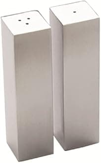 Inc. 2 oz Stainless Steel Salt & Pepper Shakers (Set of 2), Silver