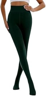 Brachy Women Plus Size Beige (XL) Ankle Length (30 to 40 Waist) Stretchable Women Warm Thick Fur Lined Fleece Winter Thermal Soft Legging Tights Stocking