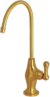 Kingston Brass KS3197AL 1/4 Turn Water Filtration Faucet, Brushed Brass