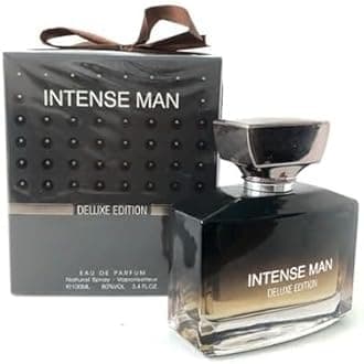 Fragrance World Intense Man Deluxe Edition Eau De Parfum Spray for Men, 3.4 Ounce