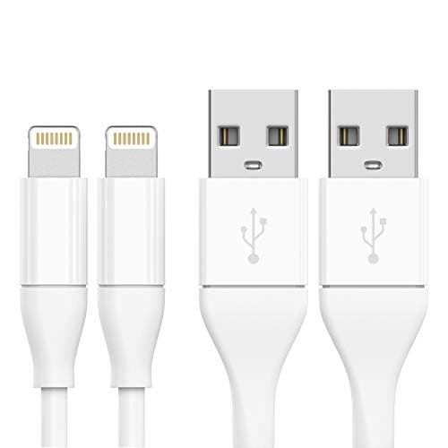TalkWorks6ft Lightning Cable 2 Pack - MFi Certified Charger for Apple iPhone 12, 11, XR, XS, X, 8, 7, 6, 5, SE & iPad
