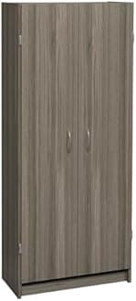 ClosetMaid Pantry Cabinet Cupboard with 2 Doors, Adjustable Shelves, Standing, Storage for Kitchen, Laundry or Utility Room, White