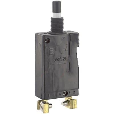E-T-A Circuit Protection and Control 2-5700-Ig1-K10-Dd-20A, Circuit Breaker; Therm; Push; Cur-Rtg 20A; Panel; 1 Pole; Vol-Rtg 250/28Vac/Vdc