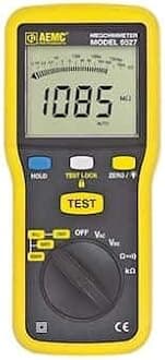 Digital Megohmmeter and Multimeter: 1000 VDC/600 VAC