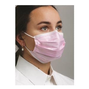 Mydent Defend ASTM Level 1 Dual Fit Earloop Face Mask, ASTM Level 1, Pink MK-7110