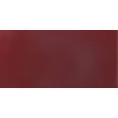 Hand-Painted Ceramic 3" x 6" Glazed Field Tile in Russet