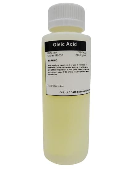 Oleic Acid 4oz(120ml) Packaged in Poly Bottle
