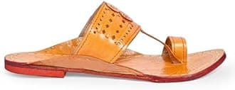COUNTLESS STEPS Kolhapuri Chappal for Men | Leather Slippers | Kolapuri Chapal - B-PARENT A13