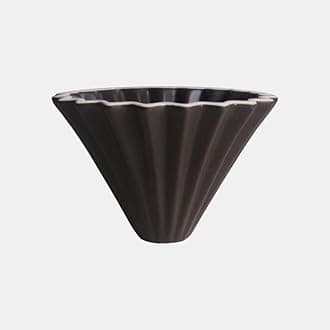 Origami Filter Cup,Ceramic Pour Over Coffee Maker, Non-Electric Pour Over Coffee Dripper, Easy Manual Brew Maker, Single Cups Porcelain for Home, Cafe, Camping, Coffee Gifts (Coffee)