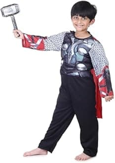 KAVI ECOM Hosiery Superhero Costume For Kids Halloween Dress Fancydress Birthday Gift | Cosplay Bodysuit for Boys and Girls (A1)