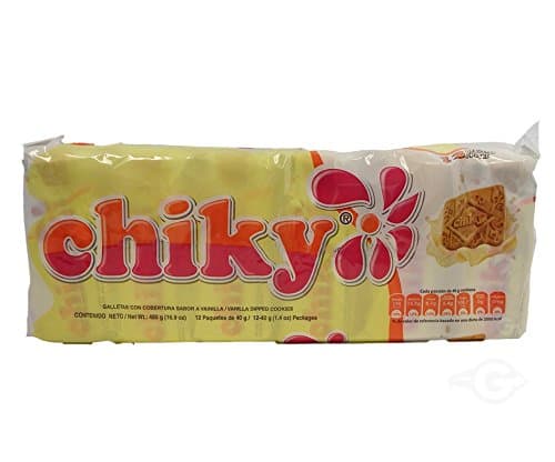 Chiky Vanilla Cookie 16.9 oz - Galletas de Vainilla (Pack of 1)