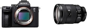 SonyAlpha 7 iii Full Frame Mirrorless Camera, ILCE-7M3 with FE 24-105mm F4 G OSS Standard Zoom Lens, SEL24105G