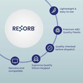 RESORB LED 551 Universal Remote Control for Chinese LCD LED and Non-Branded Smart TVs - Black (Please Match with Your Old Remote Before Placing an Order)