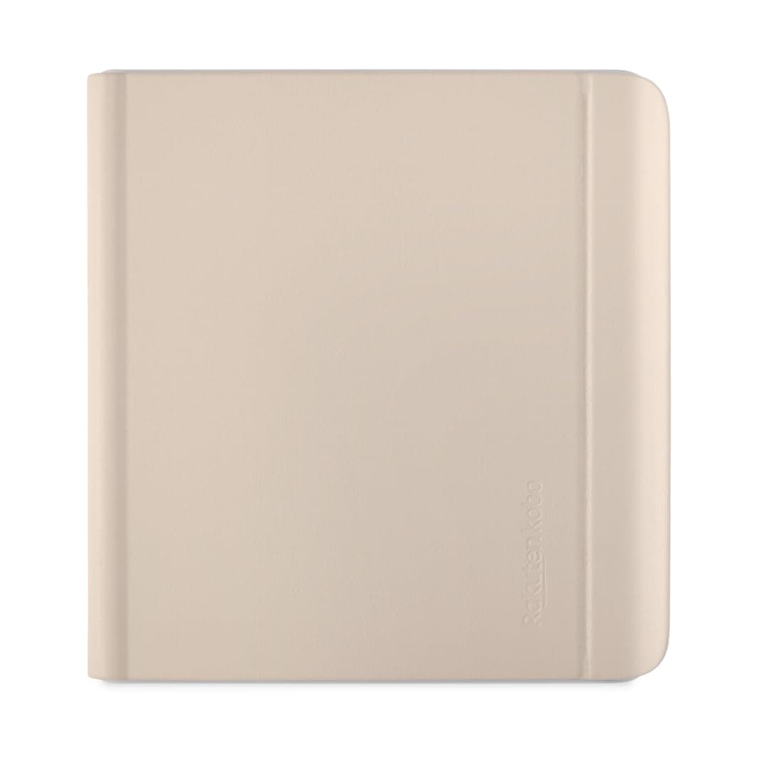 Kobo Libra Colour SleepCover Case | Sand Beige Notebook | Sleep/Wake Technology | Built-In 2-Way Stand | Vegan Leather | Compatible with 7” Kobo Libra Colour eReader